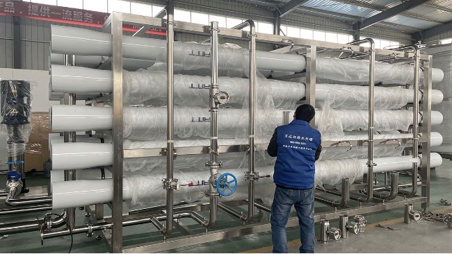 純化水設(shè)備二級(jí)反滲透 酒廠用純凈水處理設(shè)備